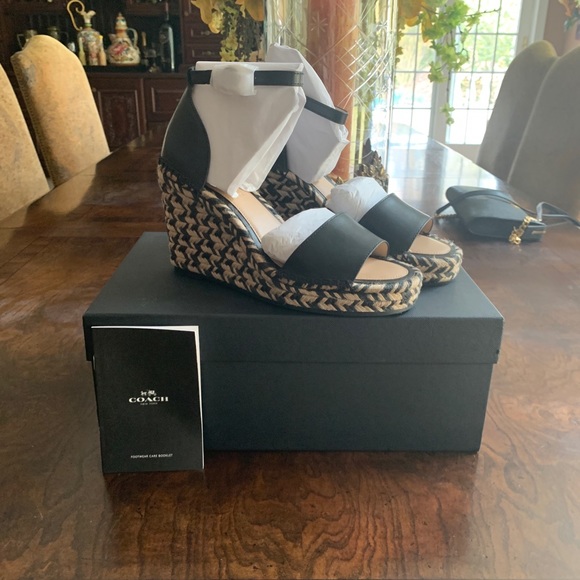 Coach wedges(New) - Picture 1 of 3